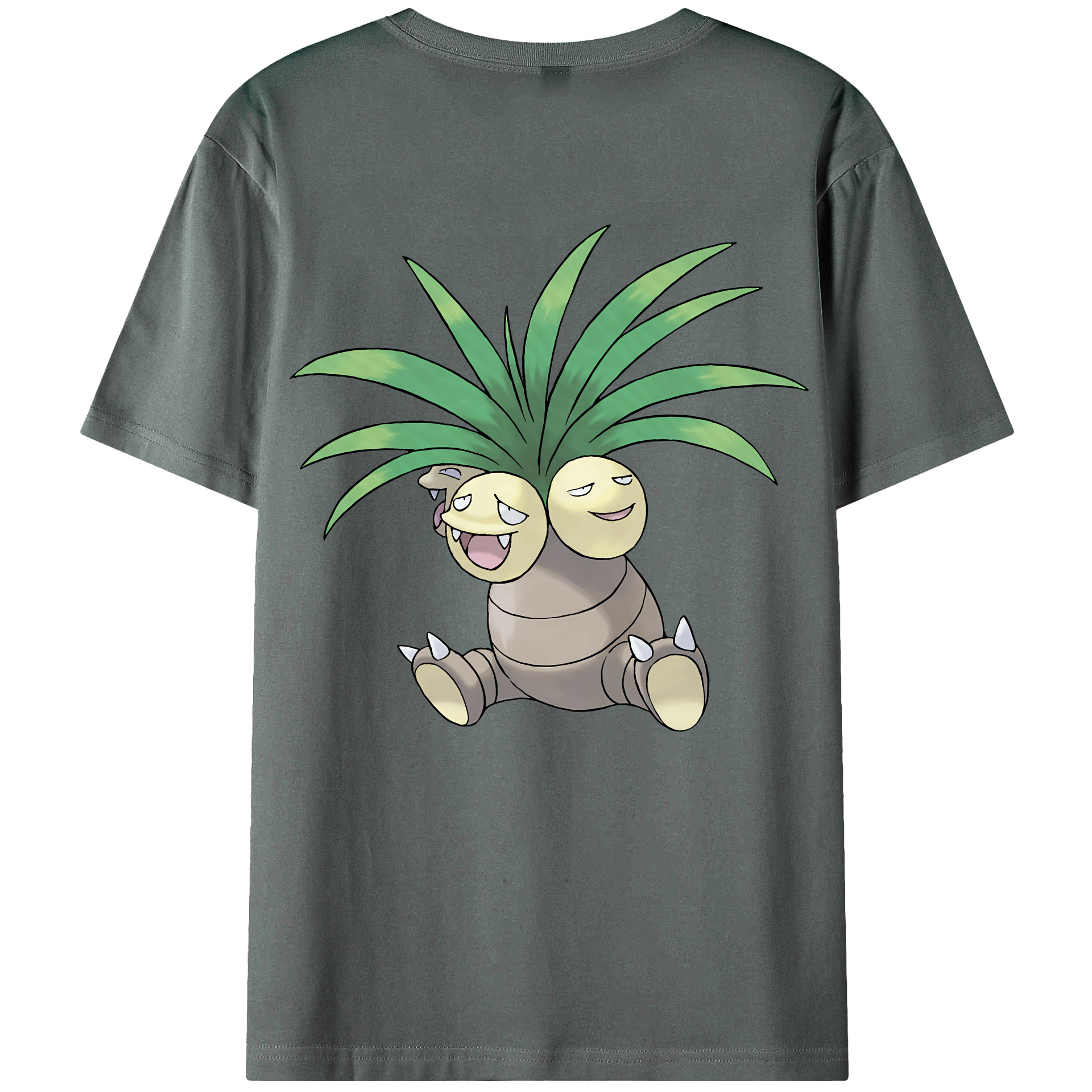 （画像用） ポケットモンスター Pokémon 綿100％ メンズ半袖Tシャツ（バックプリント） 通気性